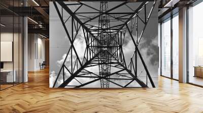 high voltage tower Wall mural