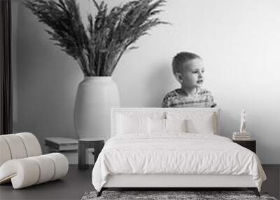 Boy in the interior Wall mural