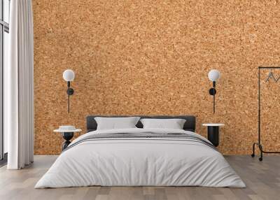 Brown cork texture. Wall mural