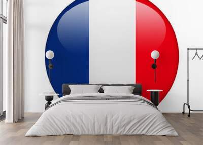 The French flag Wall mural