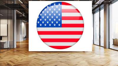 The USA flag Wall mural