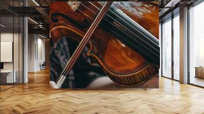 Music instrument as a symbol picture for making music Wall mural