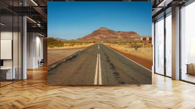 Outback road in Karijini, Western Australia Wall mural