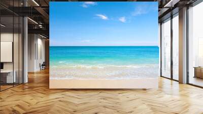 beach and beautiful tropical sea Wall mural