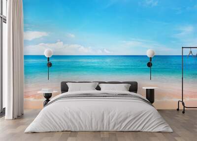 beach and tropical sea Wall mural