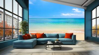 beach and tropical sea Wall mural