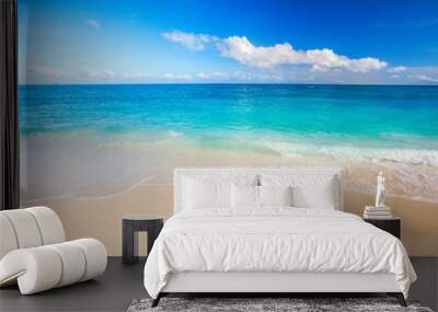 tropical beach and sea Wall mural