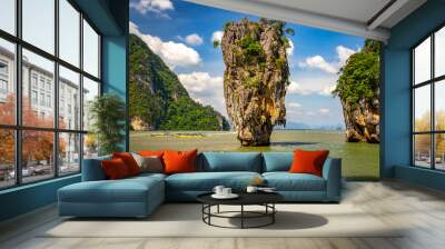 Panak Island James Bond Island in Thailand Wall mural