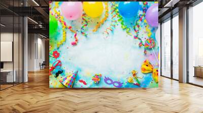 Birthday, carnival or party background Wall mural