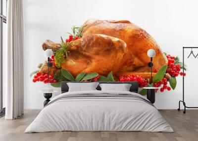 christmas or thanksgiving turkey Wall mural