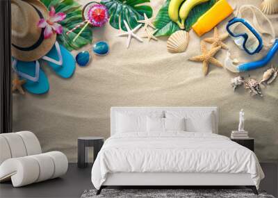 Summer holidays concept Wall mural