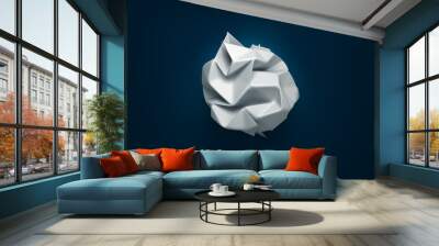 Crumpled paper Wall mural