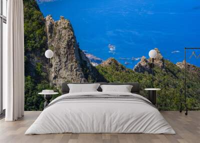 Fantastic view of the coast in the Anaga peninsula. Tenerife. Canary Islands. Spain Wall mural