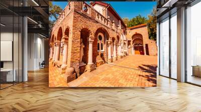 Bory Var, castle in the center of Szekesfehervar, Hungary Wall mural