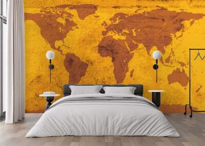 Vintage map Wall mural