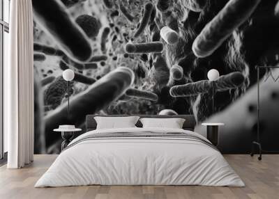 Bacteria Colony Wall mural