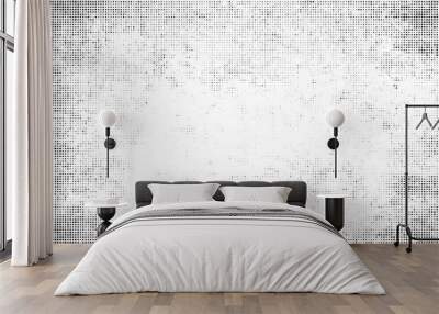 Halftone texture abstract wave of dots Wall mural