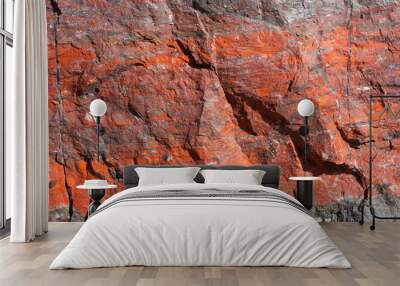 iron ore texture closeup Wall mural