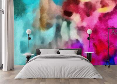 Original grunge simple art background. Mixed media pattern backdrop. Wall mural