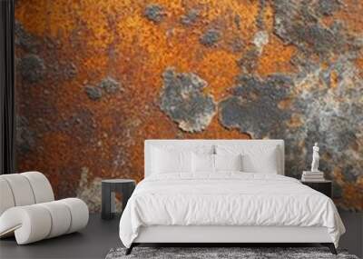 Rusted Metal Surface Wall mural