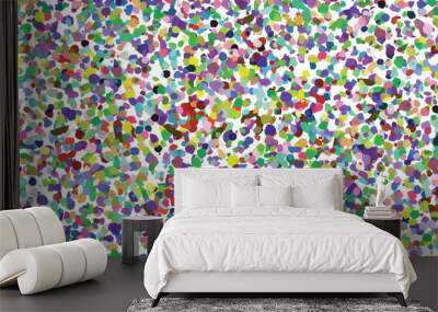 Seamless multi-color abstract grunge background. Wall mural