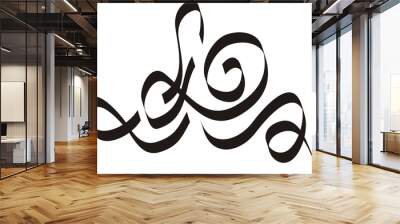 abstract calligraphy Wall mural