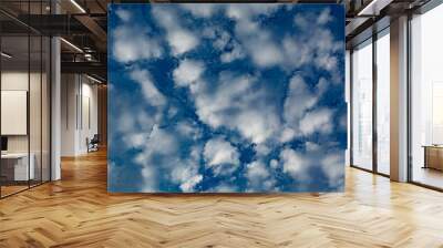 Sky with clouds abstract texture background natural Wall mural