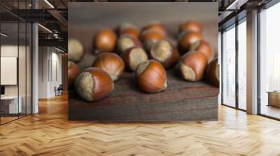 Hazelnuts Wall mural