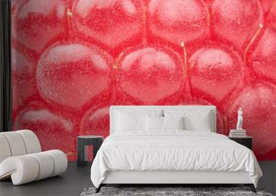 raspberry. food background Wall mural