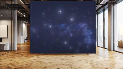 Crux constellation stars in outer space. Crux constellation stars. Elements of this image were furnished by NASA  Wall mural