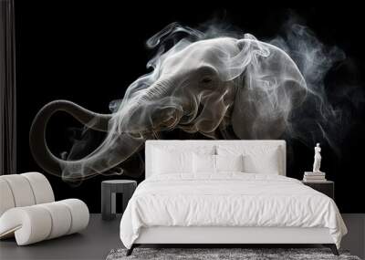 smoke animals Wall mural