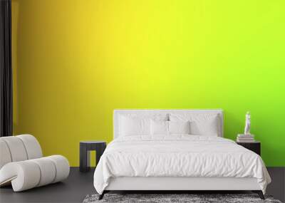 smooth gradient background orange, yellow, light green Wall mural