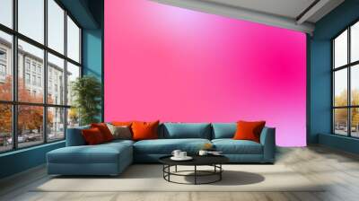 Smooth pink gradient background Wall mural