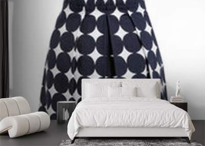 dress with polka dots Wall mural