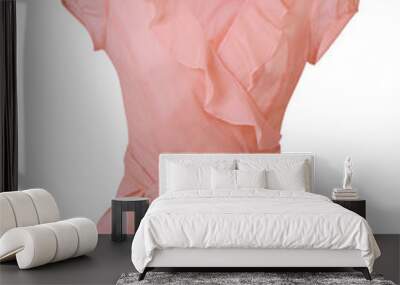 pink blouse Wall mural