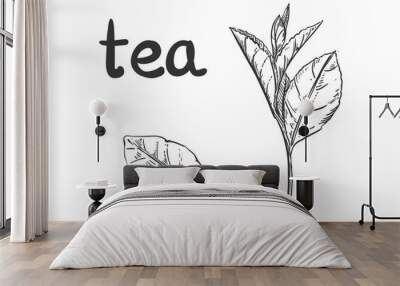 2021.02 tea artbord Wall mural