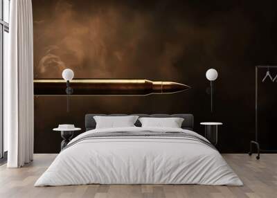 Epic speed motion gun bullet flying background Wall mural