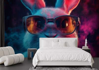 Le cyber lapin Wall mural