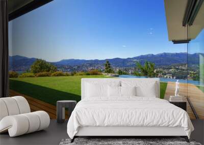 Luxury Villa with Infinity Pool Wall mural