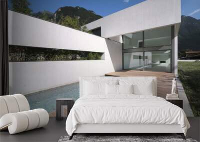 modern house exterior Wall mural