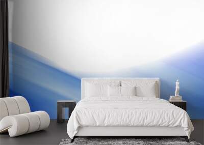 Abstract blue wave background.  Wall mural