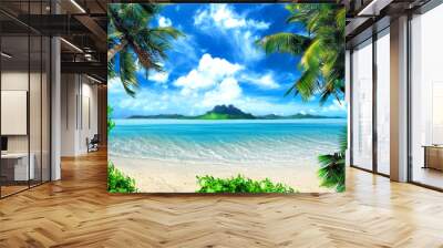 magical coast Wall mural