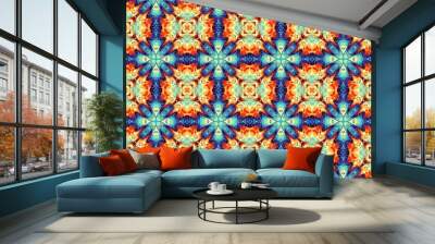 Abstract fractal pattern. Futuristic background. Wall mural