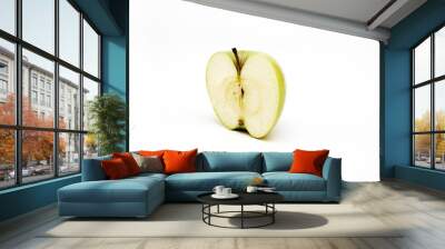 half a green apple Wall mural