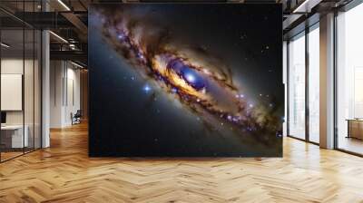 milky way in the sky stars galaxy Wall mural