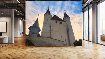 old castle in Switzerland Wall mural