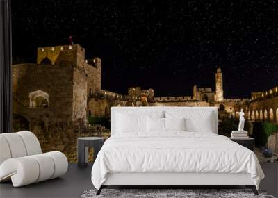 night in the old city Wall mural