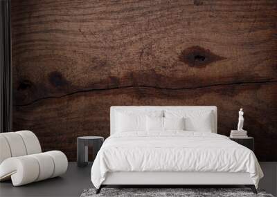 Texture of wood use as natural background Wall mural