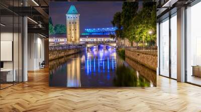 Les Ponts Couverts à Strasbourg, Alsace Wall mural