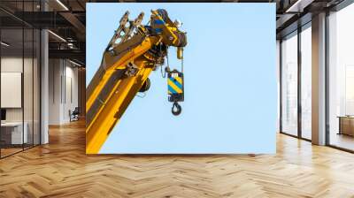 15 tonne mobile crane load block and lifting hook Wall mural